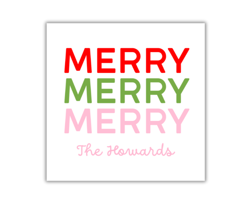 Merry Merry tag