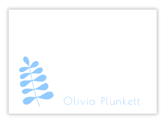 Mod Botanical Note Card