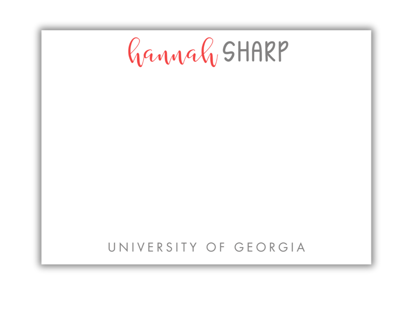 Campus Note Card