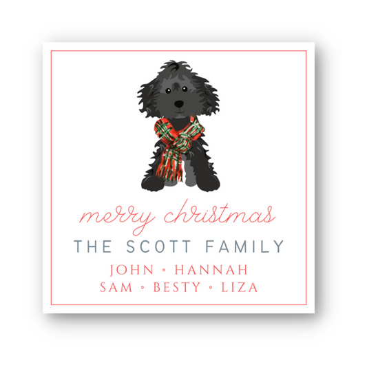 A Doodle Christmas Gift Tag