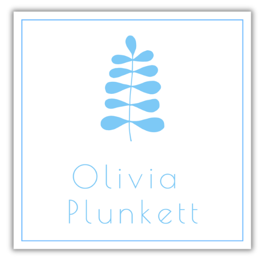 Mod Botanical Gift Tag