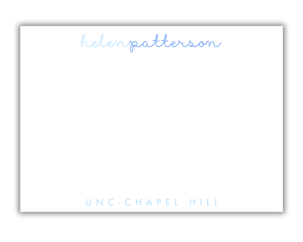 Quad Note Card