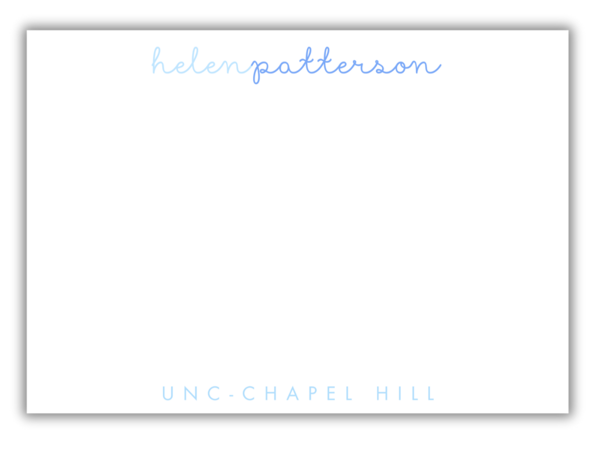 Quad Note Card