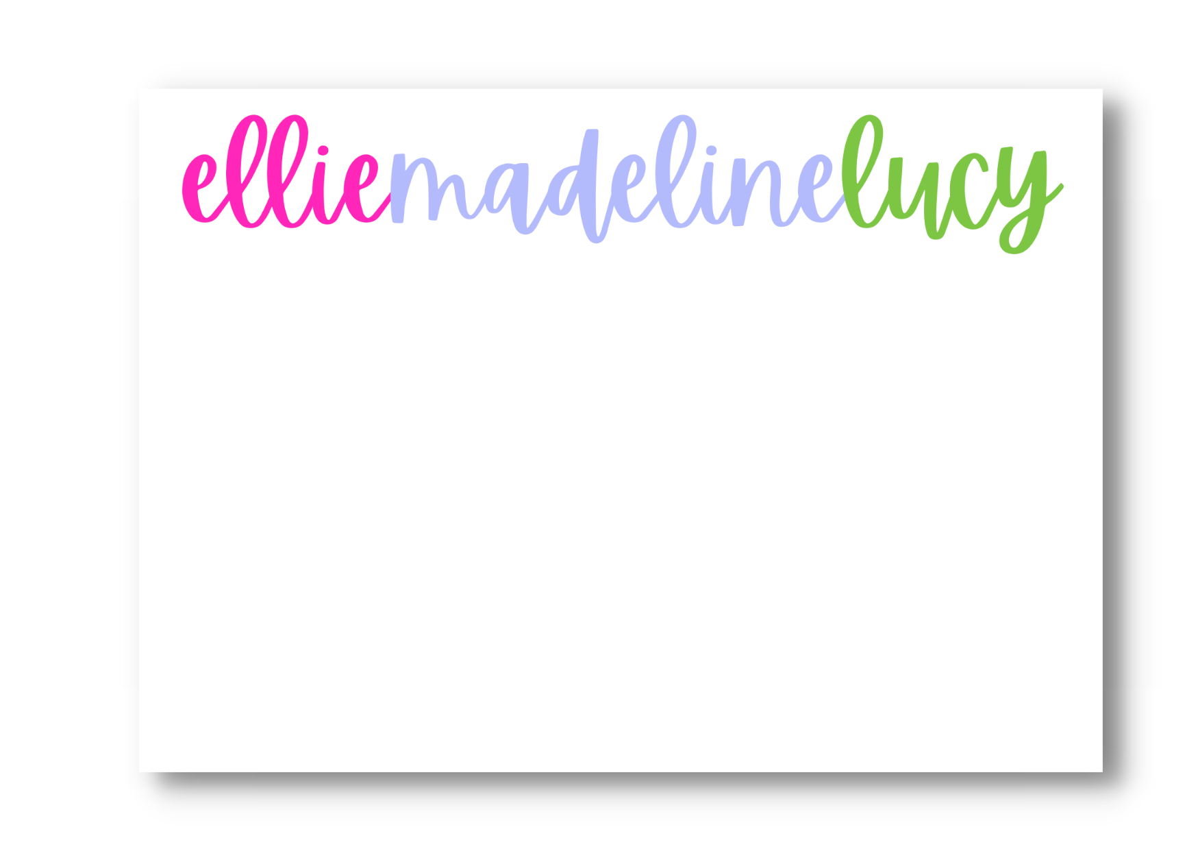 Script Note Cards – Langley + Lamm Paper