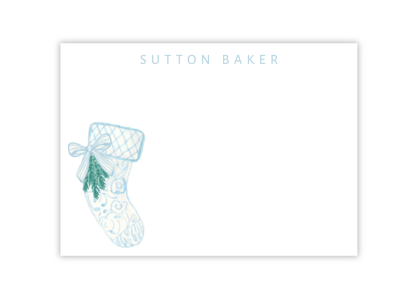Stocking Note Card