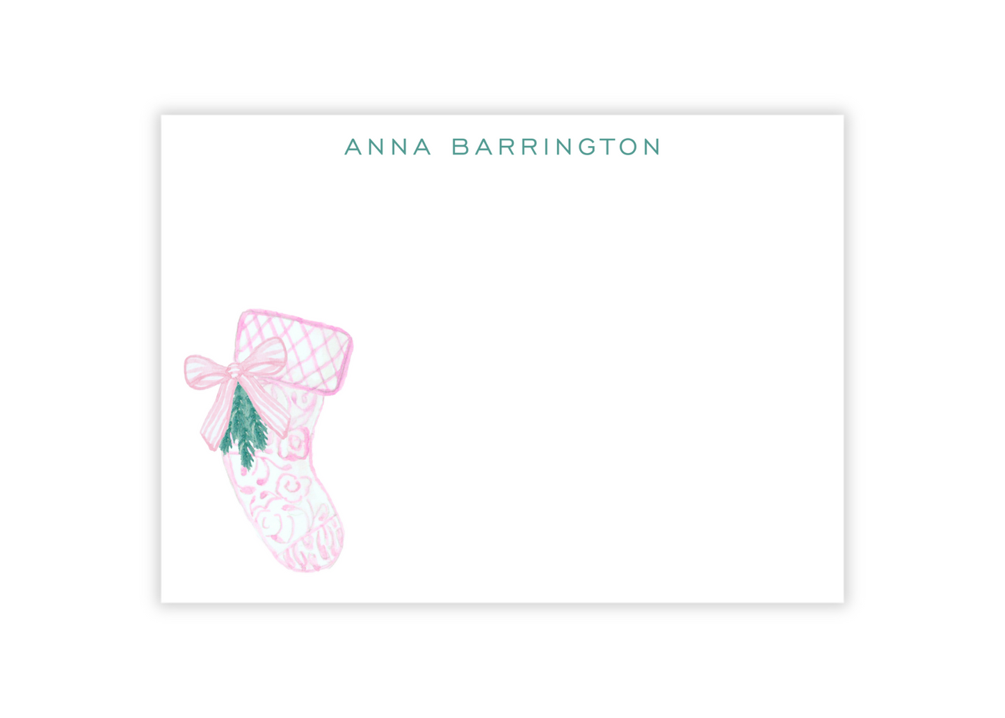 Stocking Note Card