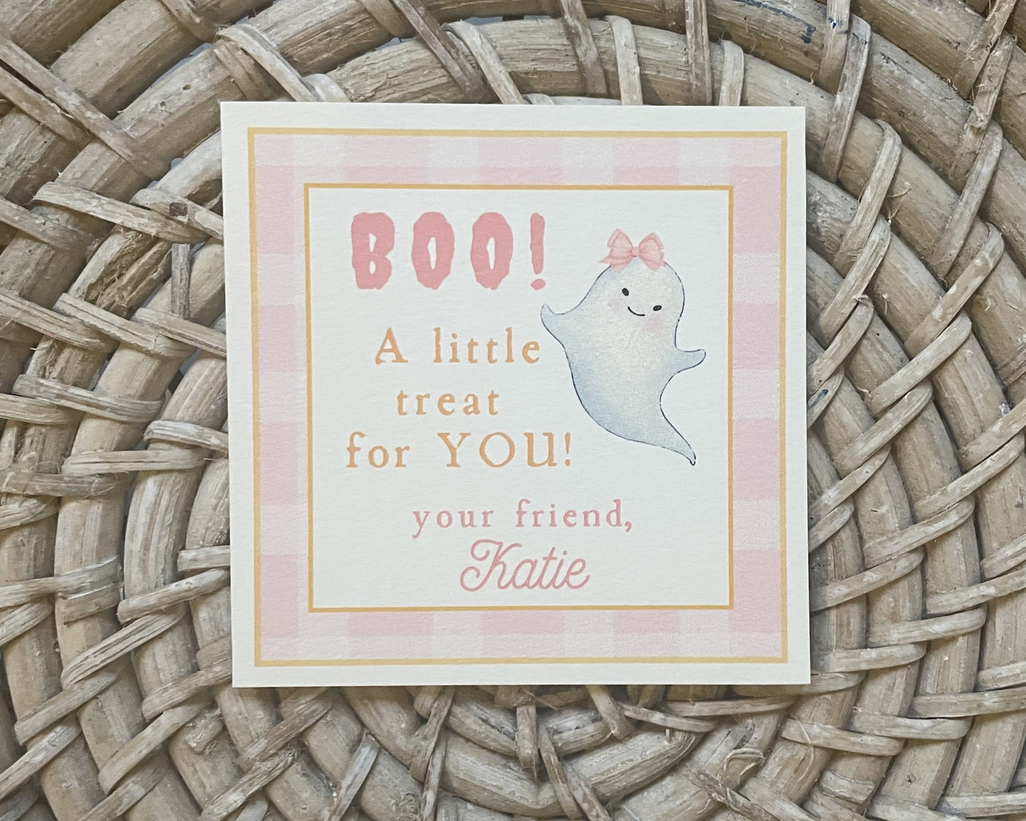 BOO Gift Tag