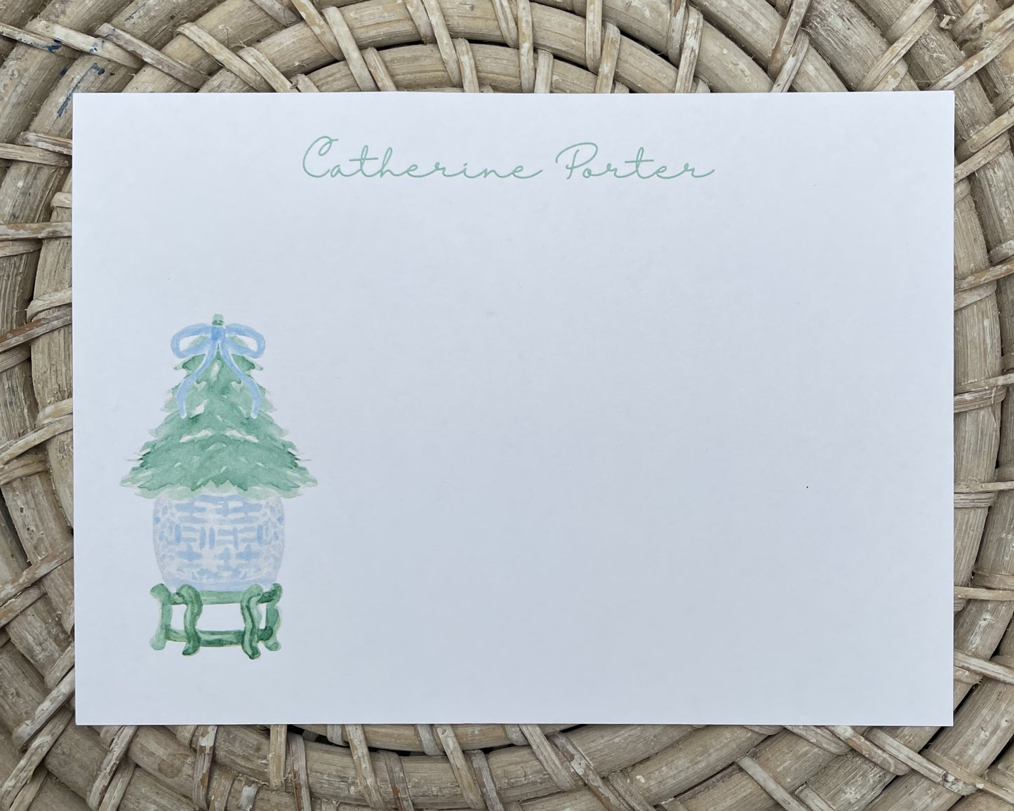 Chinoiserie Tree Note Card