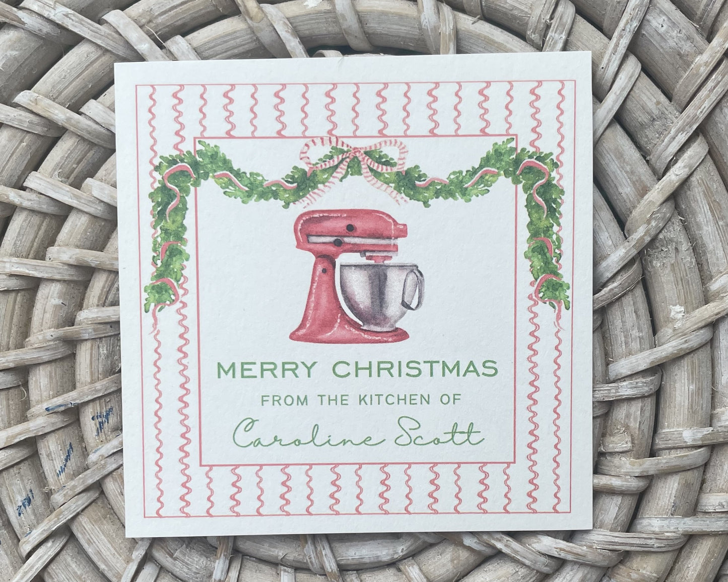 Holiday Garland Mixer - Gift Tag