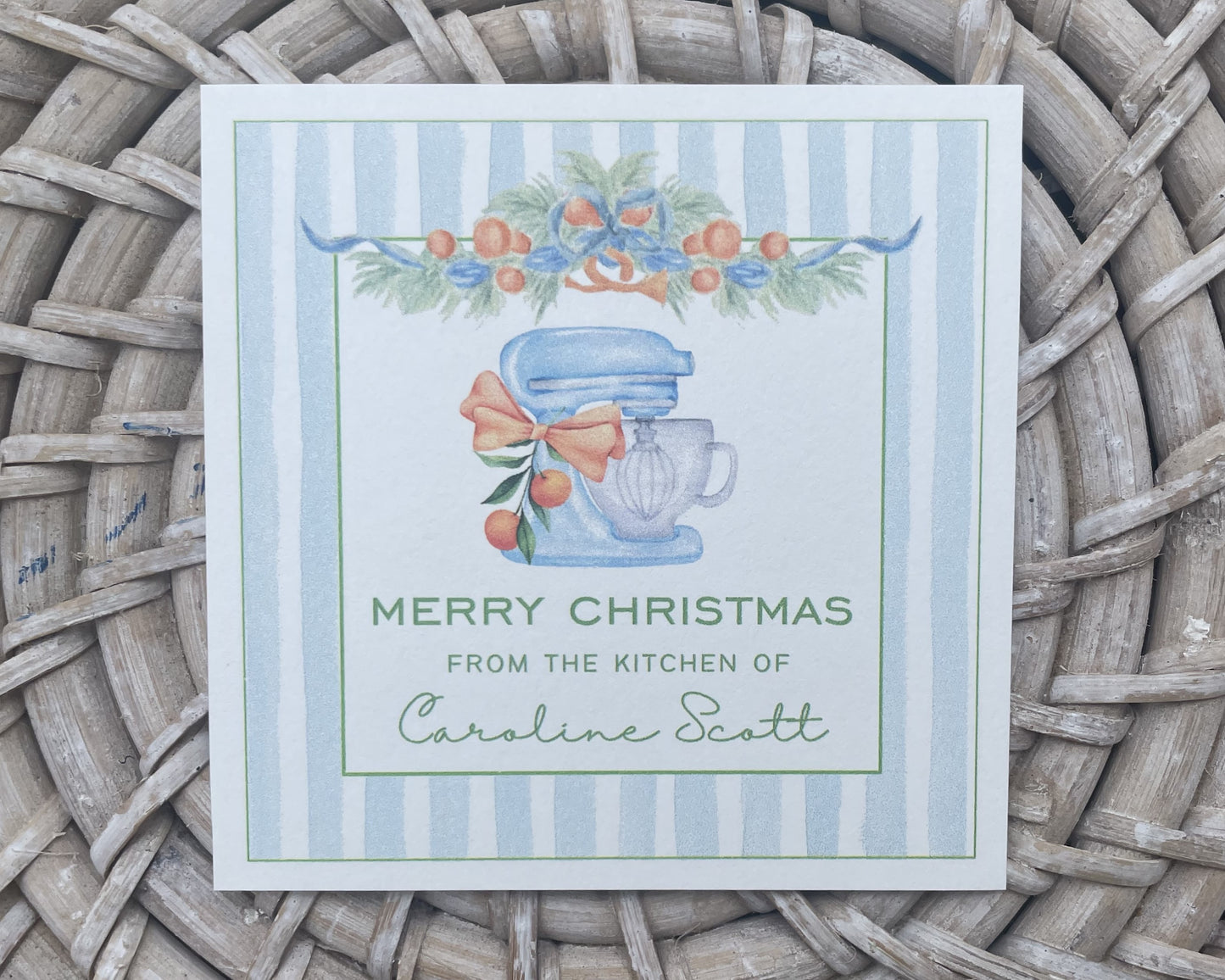 Holiday Citrus Mixer - Gift Tag