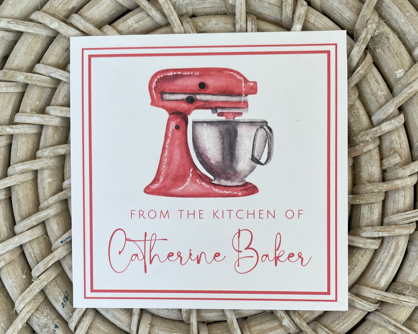 Kitchen Gift Tag