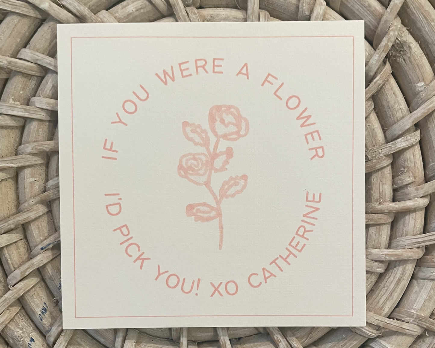 I'd Pick You Valentine Tag