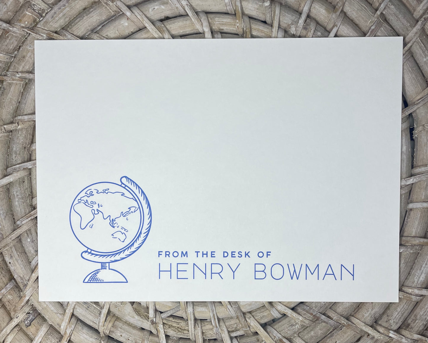 Around the World Note Card