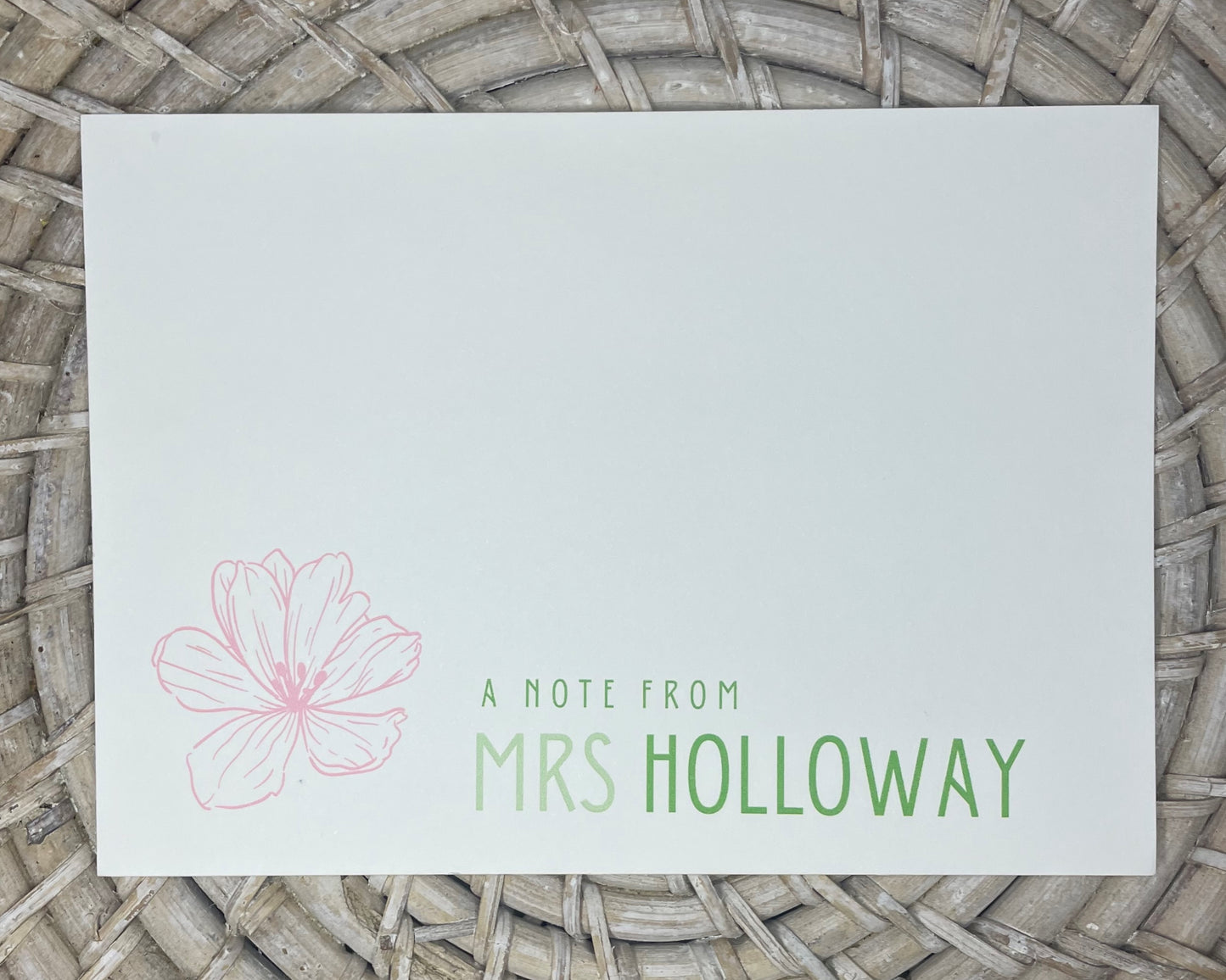 Flowering Note Card