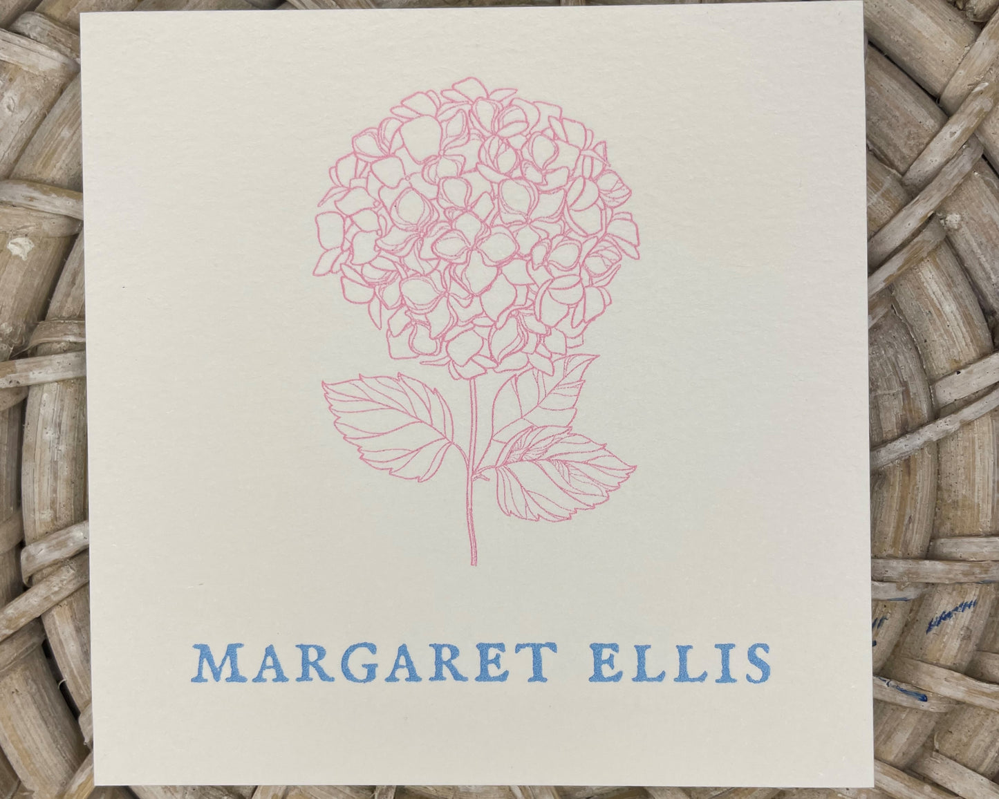 Hydrangea Gift Tag