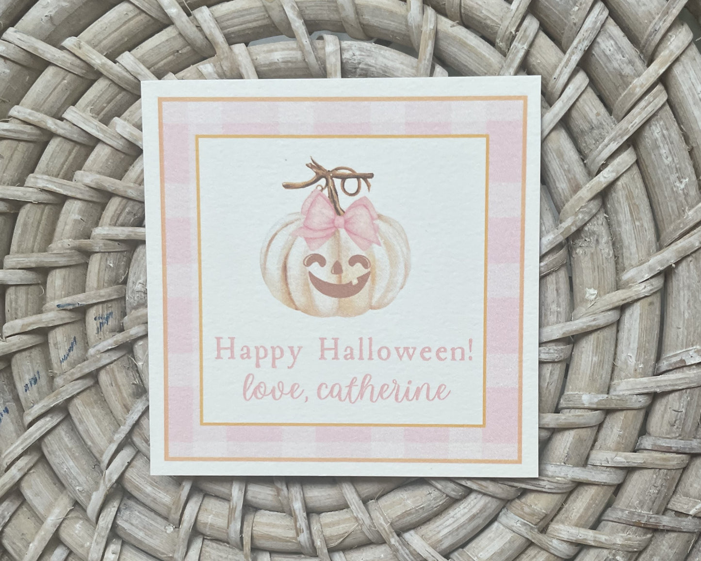 Pumpkin Gift Tag