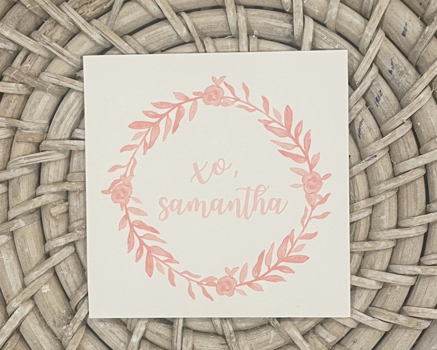 Valentine Wreath Tag