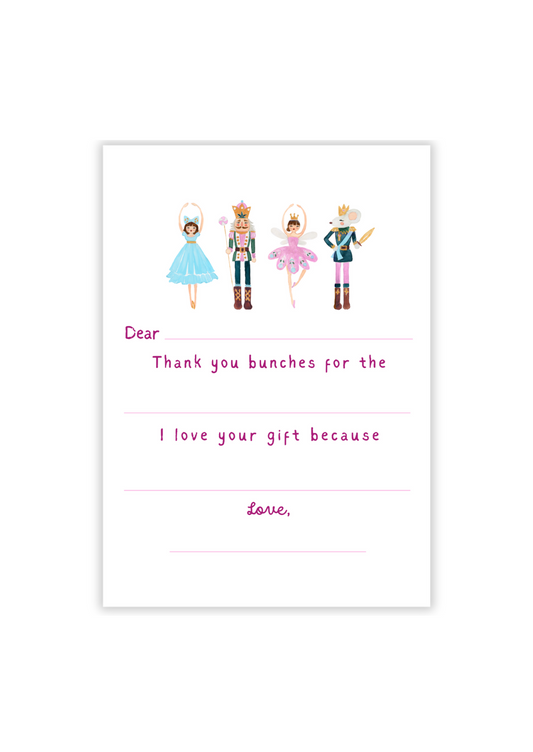 Christmas Fill-In Note Card