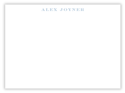 Bold Type Note Card