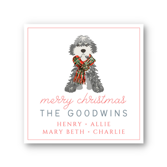 A Doodle Christmas Gift Tag