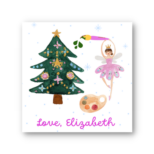 Fairy Artist Gift Tag