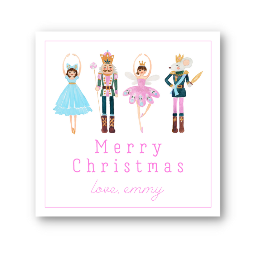 Nutcracker Ballet Gift Tag