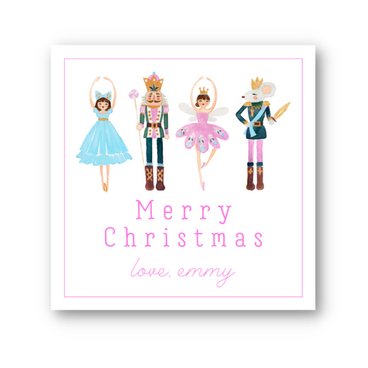 Nutcracker Ballet Gift Tag