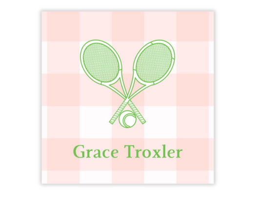 Tennis Gift Tag