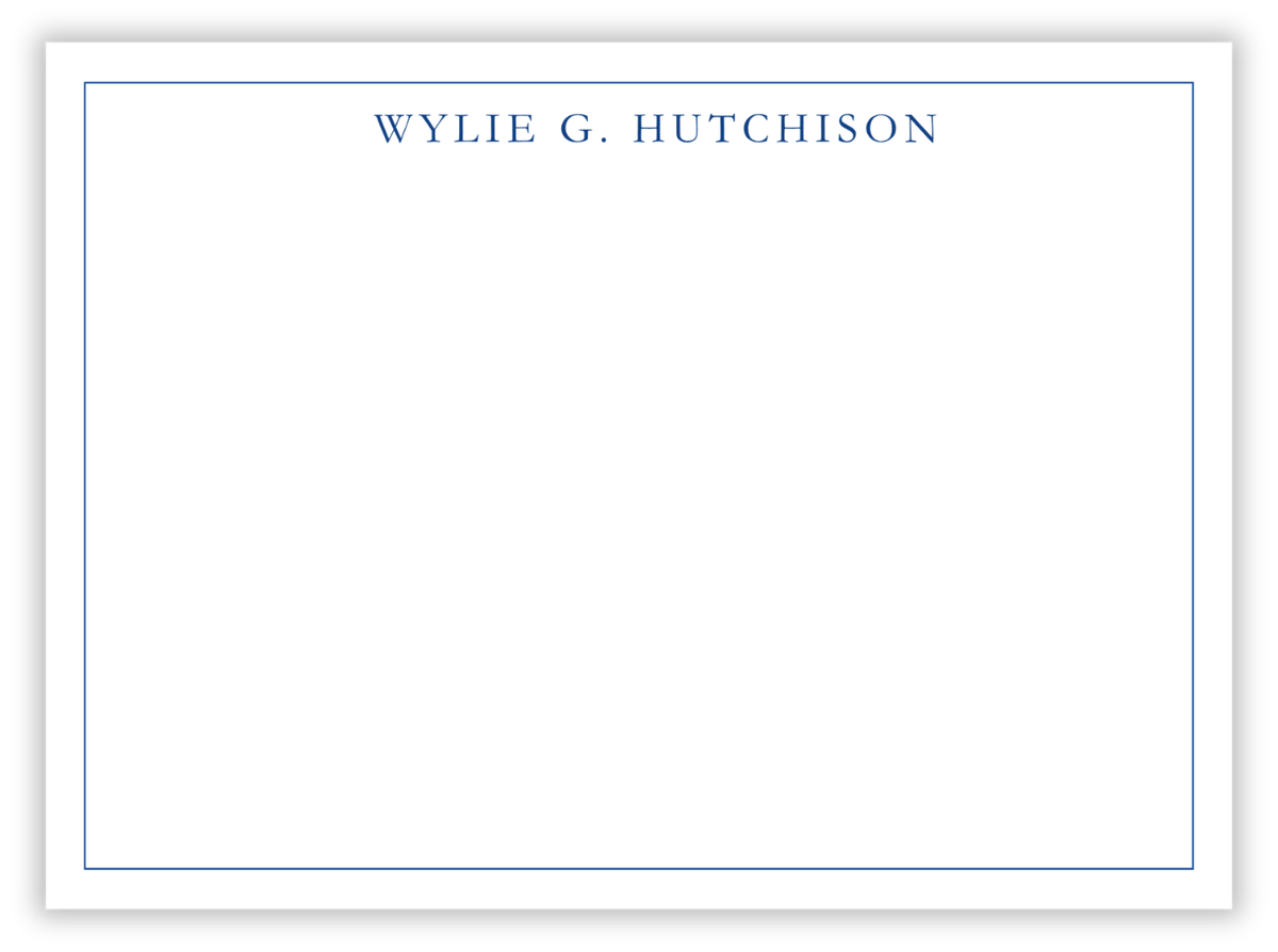 Simple Border Note Card