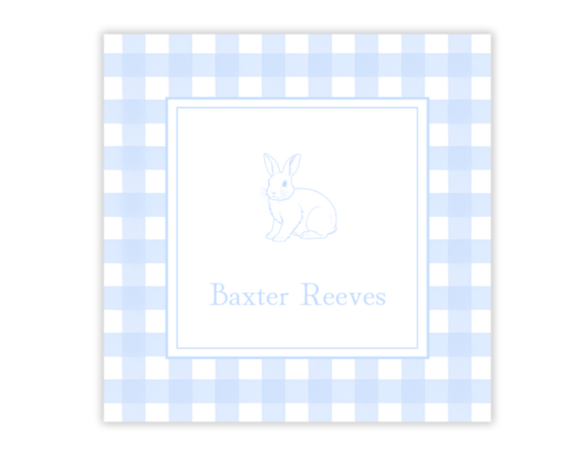 Bunny Gift Tag