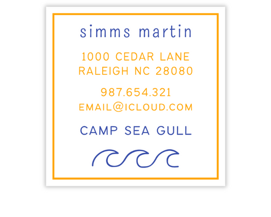 Camp Calling Card