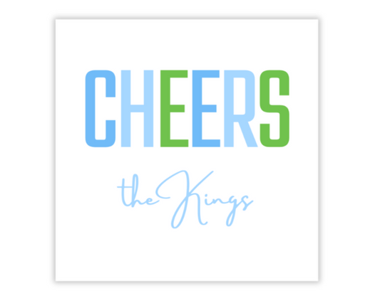 Cheers Colorblock Gift Tag