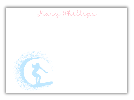 Surfer Note Card