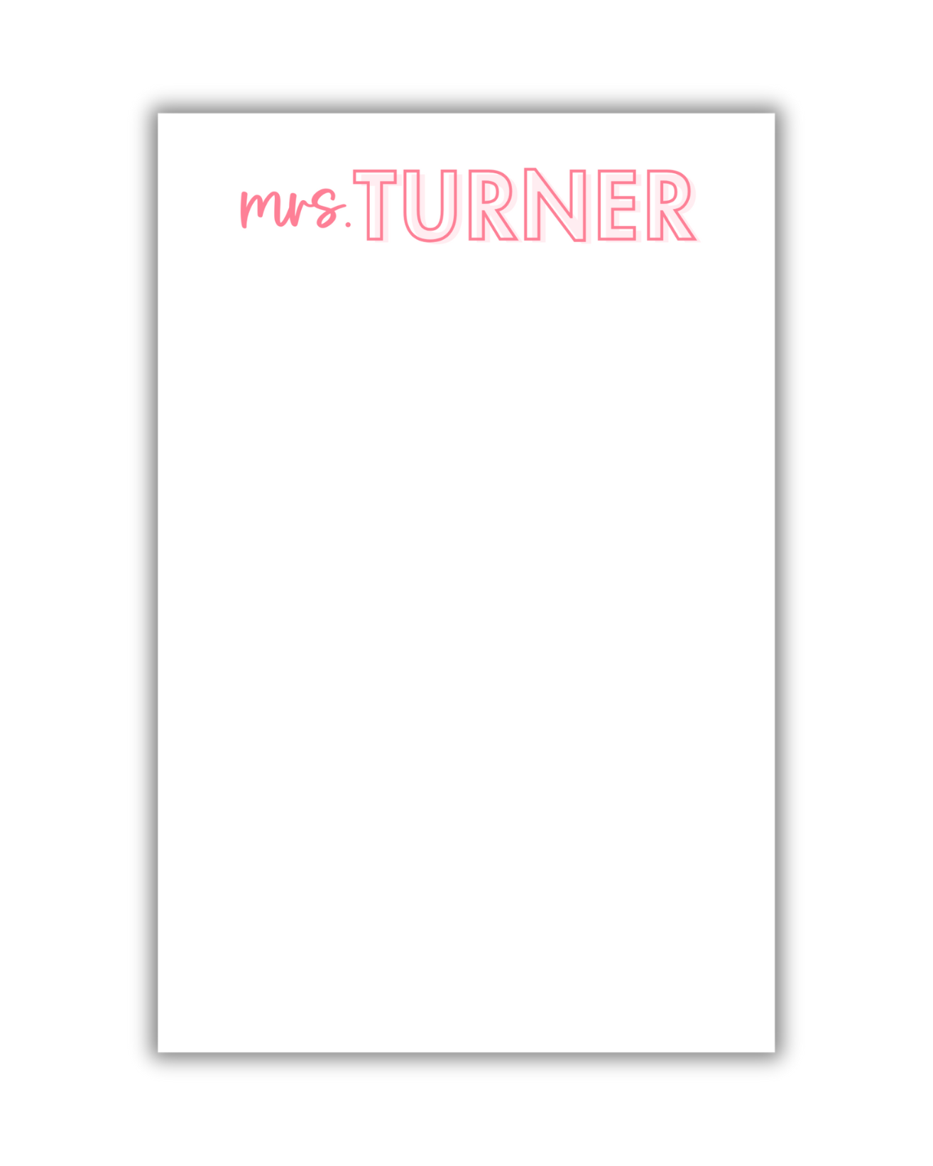 Back 2 School: Notepad