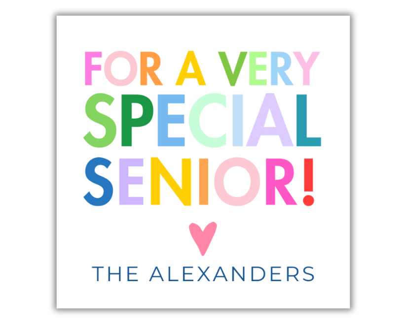 Senior Gift Tag
