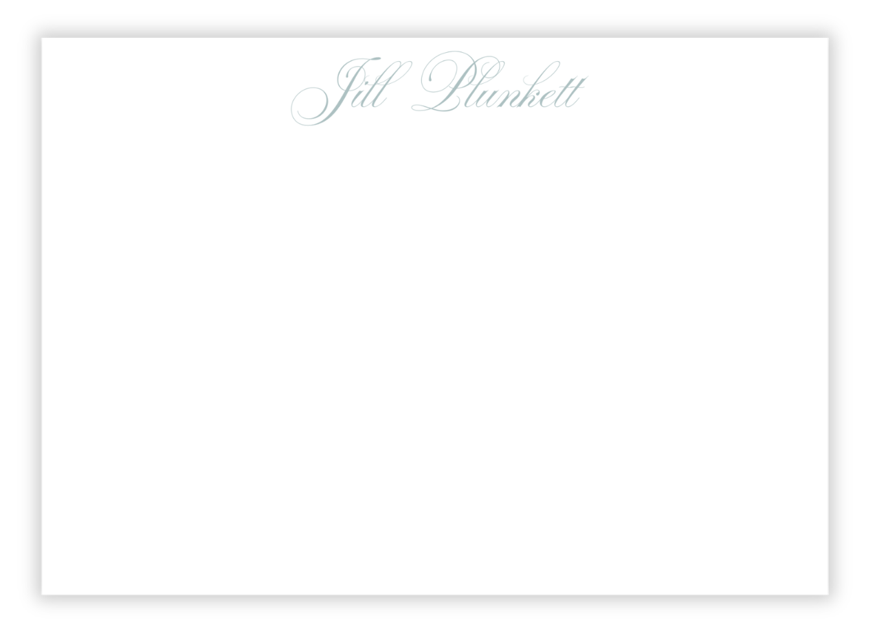 Signature Script Note Card
