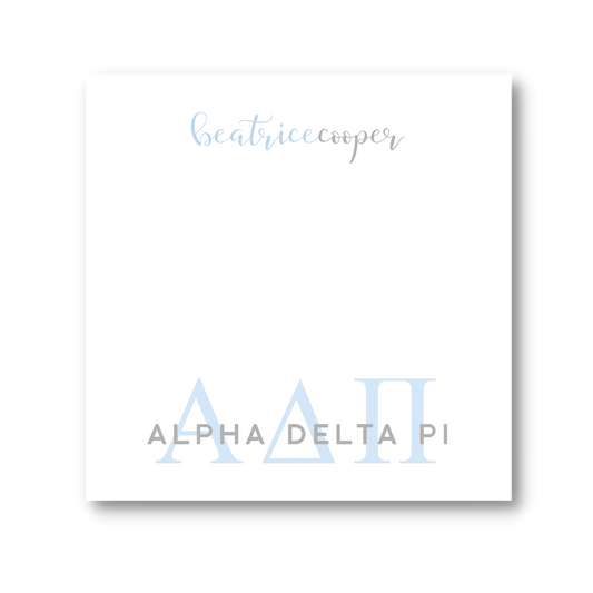 Sorority Notepad