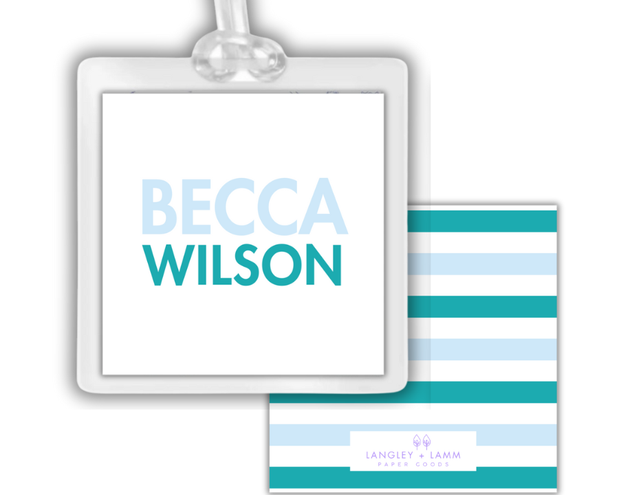 Back 2 School: BAG TAG