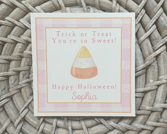 Candy Corn Gift Tag