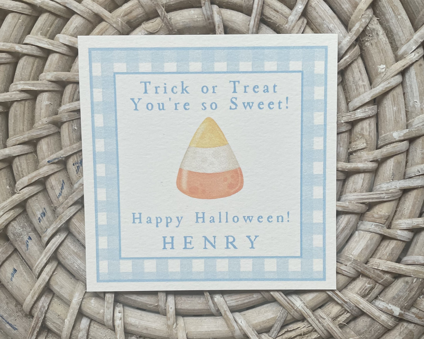 Candy Corn Gift Tag