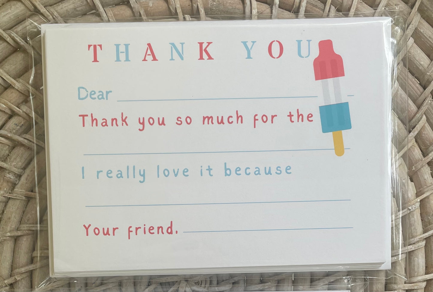 Popsicle Thank Yous