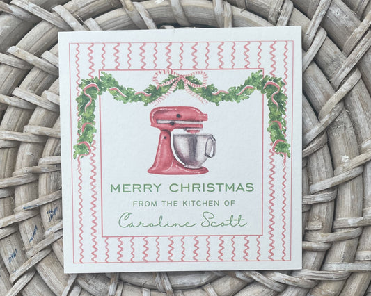Holiday Garland Mixer - Gift Tag