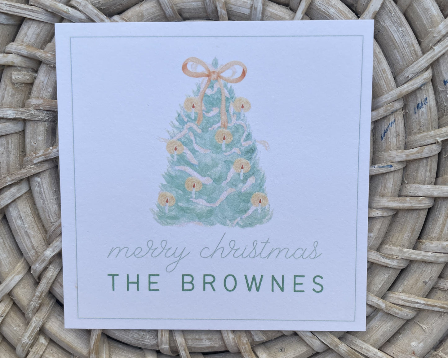 Tree Lights Gift Tag