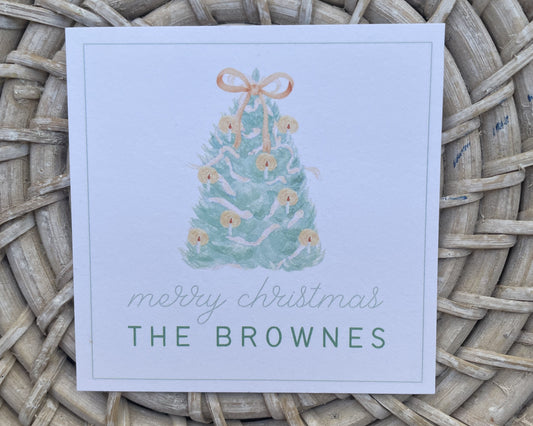 Tree Lights Gift Tag