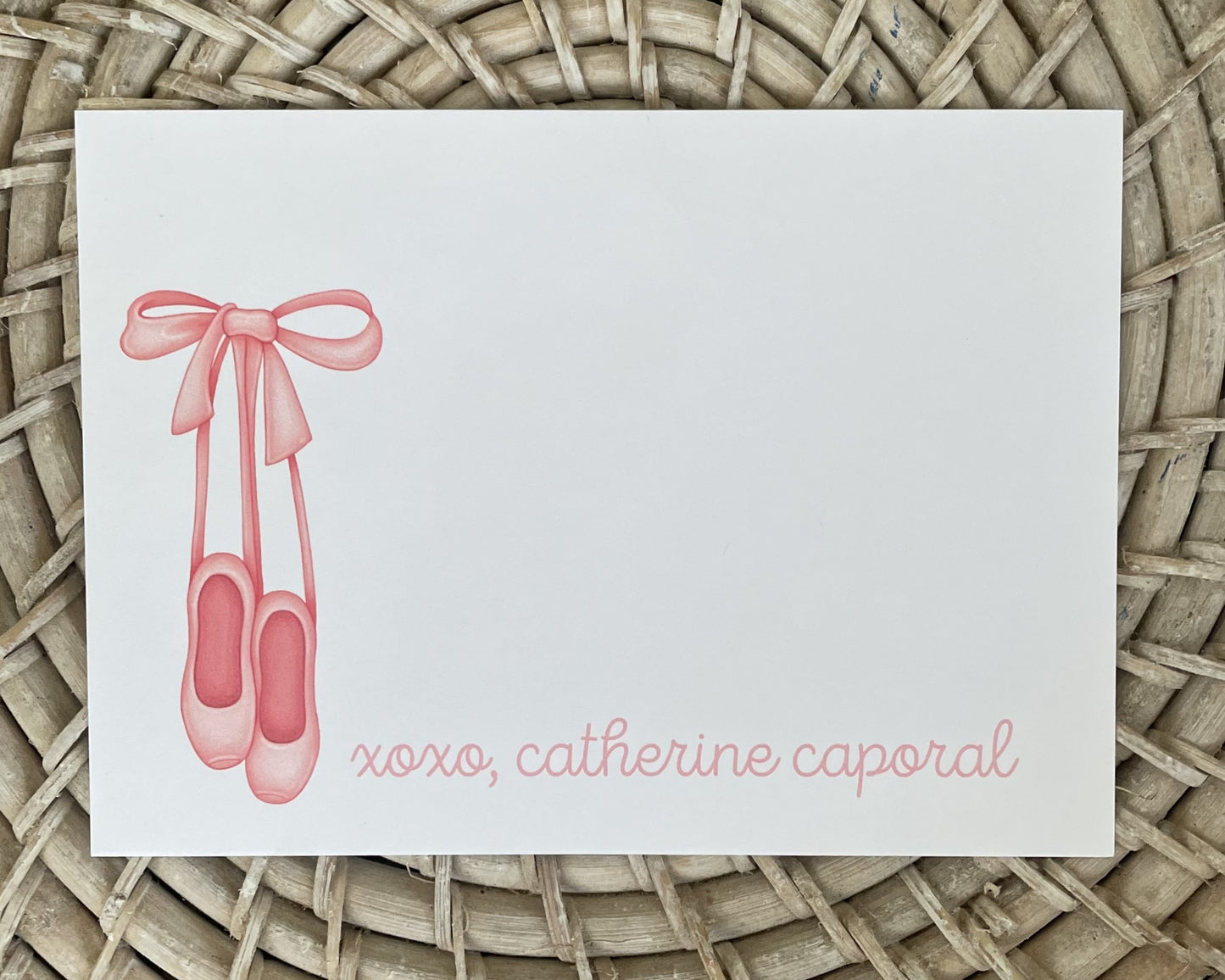 Ballerina Note Card