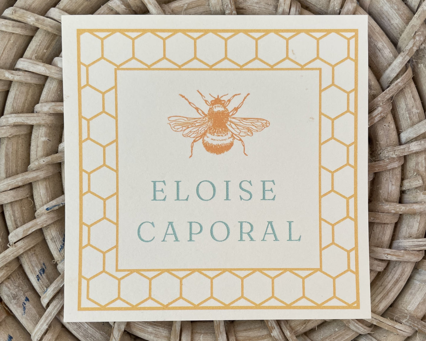 Bee Gift Tag