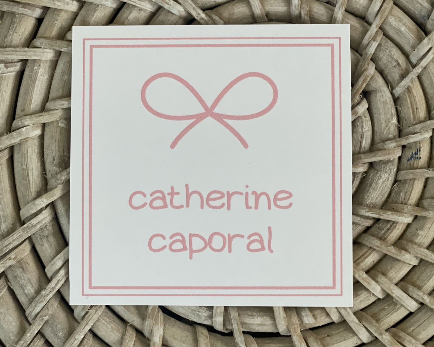 Bow Gift Tag