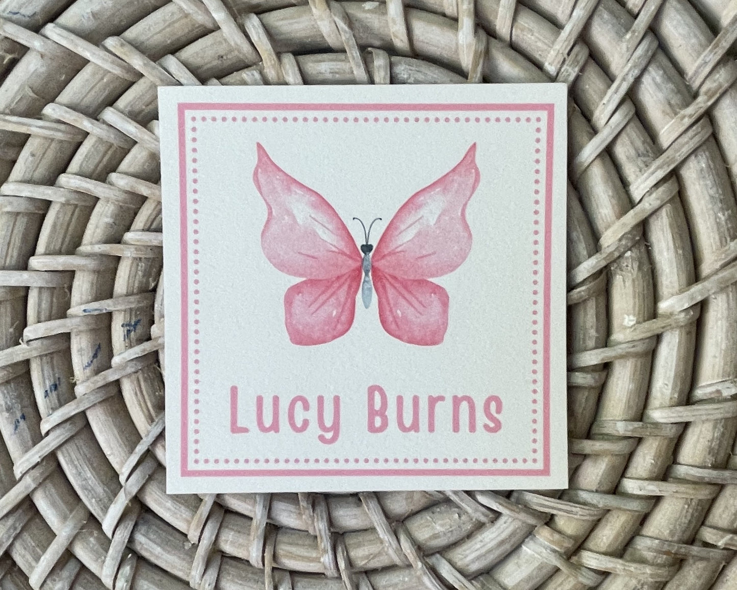 Butterfly Gift Tag