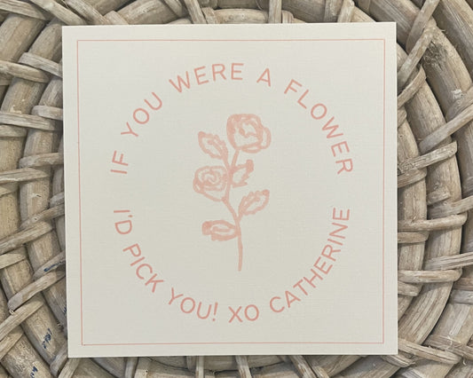 I'd Pick You Valentine Tag