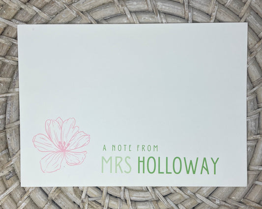 Flowering Note Card